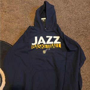 Utah Jazz NBA Navy Hoodie with Logo